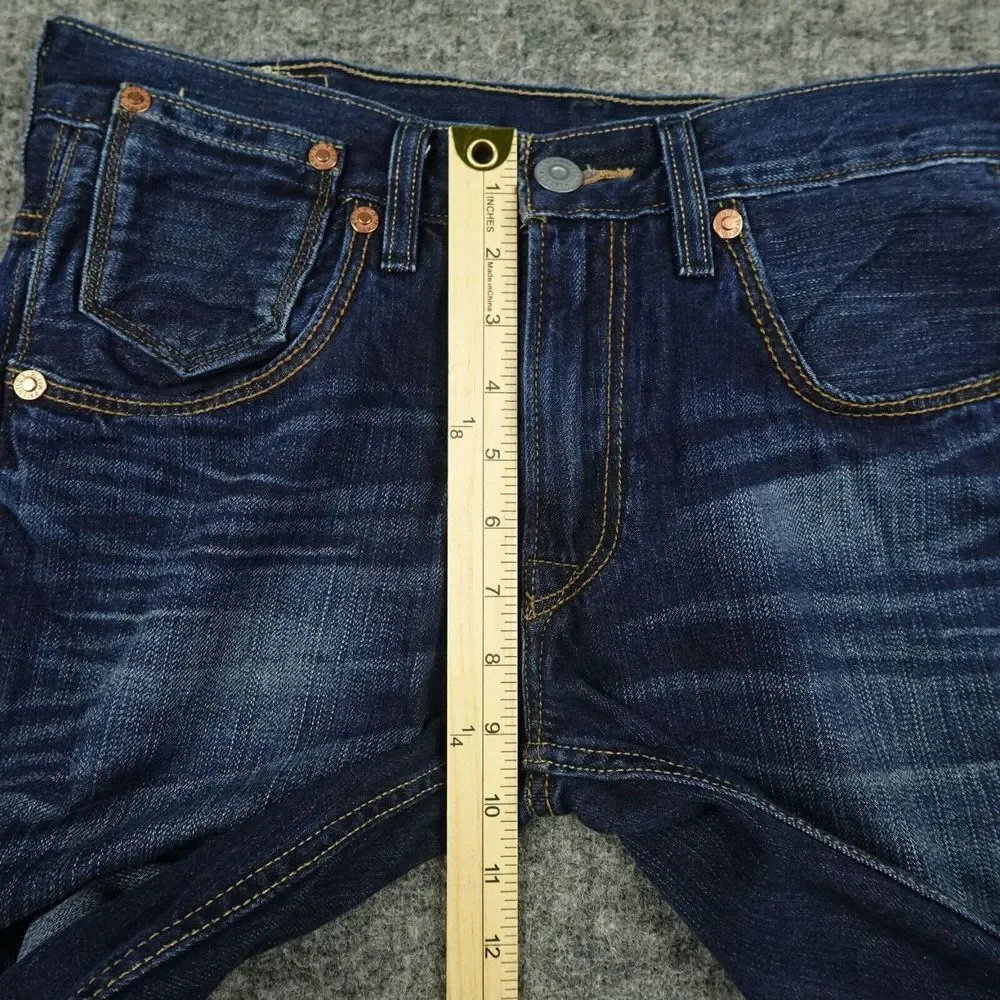 Levis 511 Jeans Mens 30X32 Blue Denim Special‎ Edition 1873 Beige Label Cotton